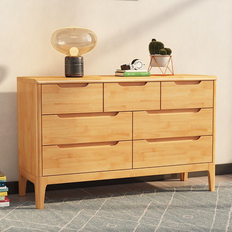 Rectangular Wood Chest Modern Style 5/6/7 - Drawer Accent Chest Clearhalo 'Cabinets & Chests' 'cabinets_chests' 'furn' 'furn_cabinets_chests' 'Furniture' 'Living Room Furniture' 1200x1200_807e166b-4dd9-4a12-a21f-39b164dc68e9
