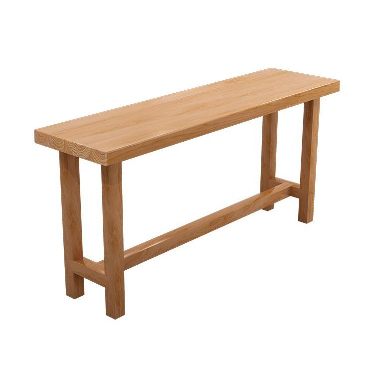 Moderne 05.01.11 Stück Stangen Tisch Set Rechteck Kiefern Holzzähler mit Stühlen