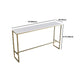 Stone Bar Dining Table Glam Rectangle Bar Table with Trestle for Milk Tea Shop Clearhalo 'Bar Furniture' 'Bar Tables' 'bar_tables' 'furn' 'furn_bar_tables' 'Furniture' 'furniture_bar_tables' 'Kitchen & Dining Furniture' 1200x1200_807feb46-857f-44e3-962b-06abc73f7ae2