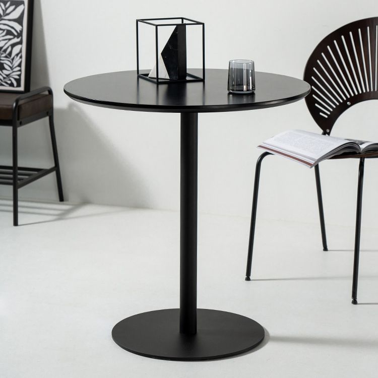 Round Pedestal Dinette Table Simplicity Style Dining Site Table for Home Use Clearhalo ' dining_table' 'Dining Tables & Seating' 'Dining Tables' 'furn' 'furn_dining_table' 'Furniture' 'furniture_dining_table' 'Kitchen & Dining Furniture' 'kitchen&dining_furn' 'kitchen' 'kitchen_dining_table' 1200x1200_80801532-522c-475d-8d29-8bb4fd557629