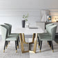 Luxury Sintered Stone Dining Table Rectangle Table with Metal Trestle Base Clearhalo ' dining_table' 'Dining Tables & Seating' 'Dining Tables' 'furn' 'furn_dining_table' 'Furniture' 'furniture_dining_table' 'Kitchen & Dining Furniture' 'kitchen&dining_furn' 'kitchen' 'kitchen_dining_table' 1200x1200_8080507b-5f4b-4396-bccf-112abd18be18