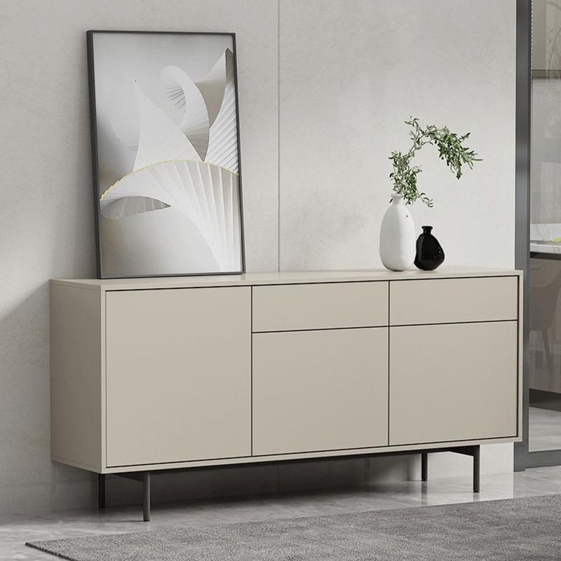 Moderno legno ingegnerizzato da 27,5 "H Server buffet per sala da pranzo a buffet