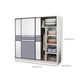 Freestanding Wood Frame Wardrobe Armoire Sliding Soft Close Doors Wardrobe Clearhalo 'Armoires & Wardrobes' 'armoires_wardrobes' 'Bedroom Furniture' 'furn' 'furn_armoires_wardrobes' 'Furniture' 1200x1200_80839a52-873c-4311-96e0-216b99478a1c