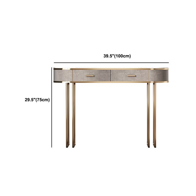 Glam Wood Vanity Dressing Table Gray Vanity Makeup Table Set with Drawer Clearhalo 'Bedroom Furniture' 'furn' 'furn_makeup_vanities' 'Furniture' 'Makeup Vanities' 'makeup_vanities' 1200x1200_80842d96-03fe-49f4-8046-a6011753b2b3