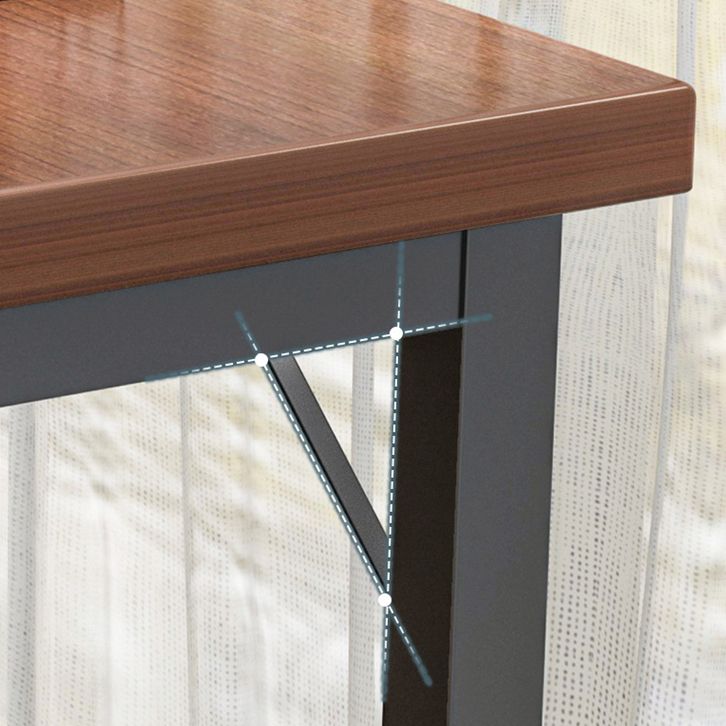 Modern Metal Frame Bar Table Set 1/5 Pcs Rectangle Bar Table and Backless Stools Clearhalo 'Bar Furniture' 'furn' 'furn_home_bar_bar_sets' 'Furniture' 'Home Bars & Bar Sets' 'home_bar_bar_sets' 'Kitchen & Dining Furniture' 1200x1200_8084ecb1-35ee-450f-9249-0d697a300495