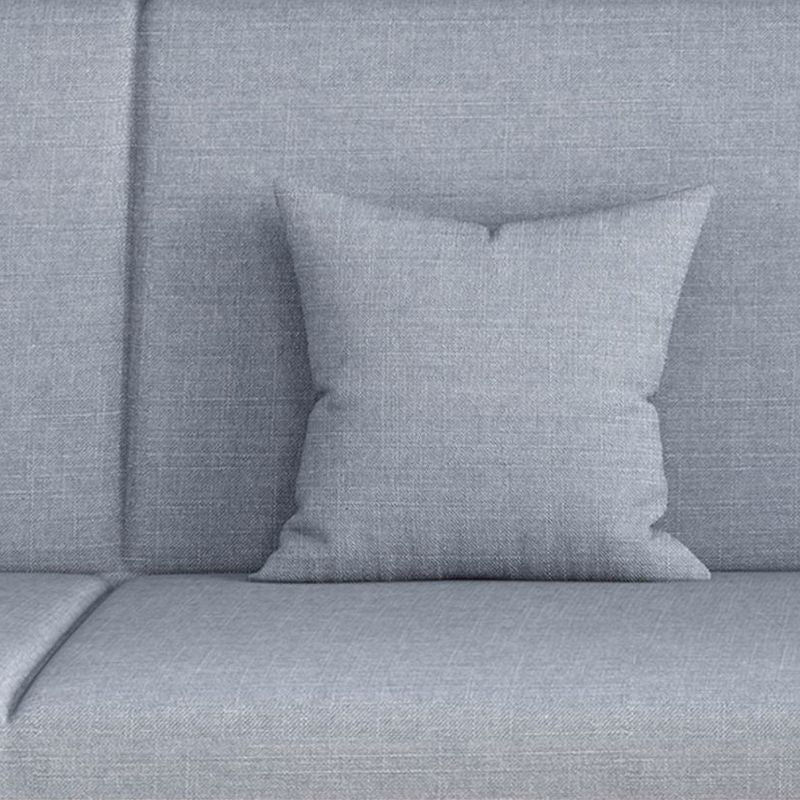 31.5 "Hコンテンポラリーコットンブレンドアームレスコンバーチブルスリーパーソファ2枕付き