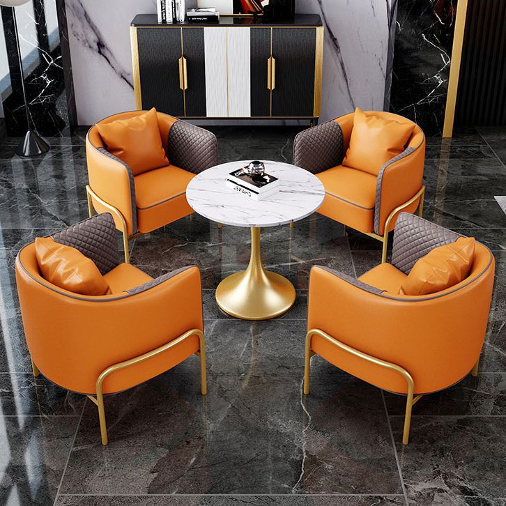Round Tulip Base Luxury Dining Table White Fixed Table with Sintered Stone Clearhalo ' dining_table' 'Dining Tables & Seating' 'Dining Tables' 'furn' 'furn_dining_table' 'Furniture' 'furniture_dining_table' 'Kitchen & Dining Furniture' 'kitchen&dining_furn' 'kitchen' 'kitchen_dining_table' 1200x1200_80880b84-f9b7-45c2-a148-c66d76aa32d2