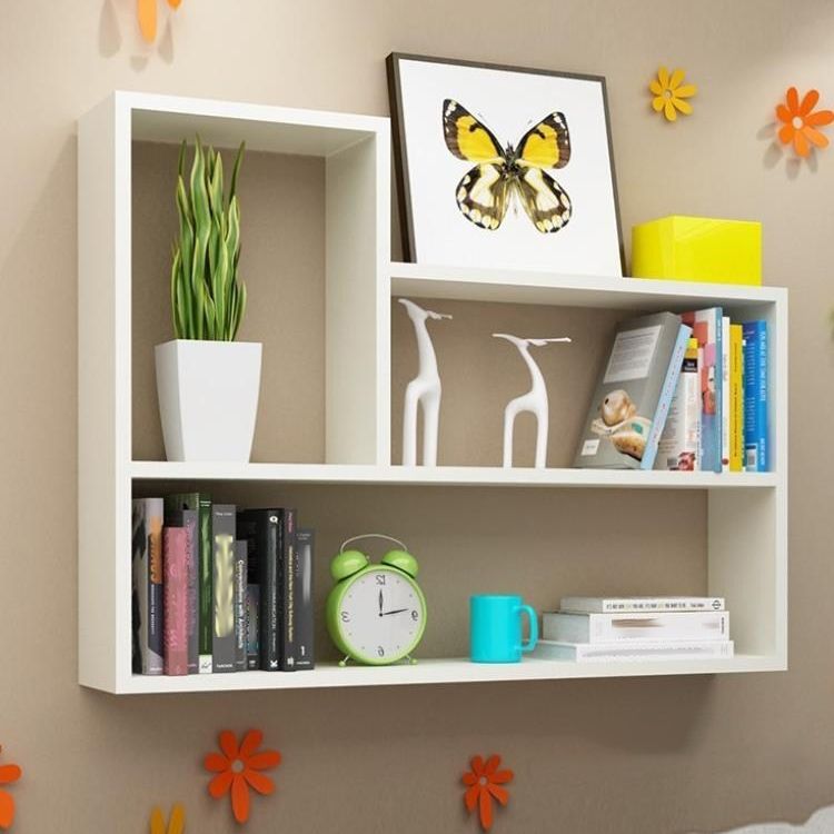 Wall Mounted Bookshelf Scandinavian Style Bookcase for Study Room and Office Clearhalo 'Bookcases' 'furn' 'furn_bookcases' 'Furniture' 'furniture_bookcases' 'Office Furniture' 1200x1200_8089bac5-eee5-43ff-b423-732f68d6f515