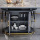 Round Stone Dining Table Traditional Luxury Drop Leaf Trestle Dining Table Clearhalo 'Dining Tables & Seating' 'Dining Tables' 'dining_table' 'furn' 'furn_dining_table' 'Furniture' 'furniture_dining_table' 'Kitchen & Dining Furniture' 'kitchen' 'kitchen_dining_table' 1200x1200_808be578-2f02-4305-8102-15ab7353688b