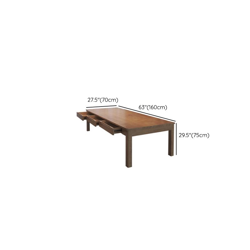 Zeitgenössischer Holz Office -Schreibtisch rechteckiger Schreibtisch für Büro