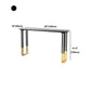 Stone Top Bar Table Traditional Luxury Rectangle Bar Table with Sled Base in Gold Clearhalo 'Bar Furniture' 'Bar Tables' 'bar_tables' 'furn' 'furn_bar_tables' 'Furniture' 'furniture_bar_tables' 'Kitchen & Dining Furniture' 1200x1200_808d132d-5e4f-429f-ae4a-72b5638f7c8c