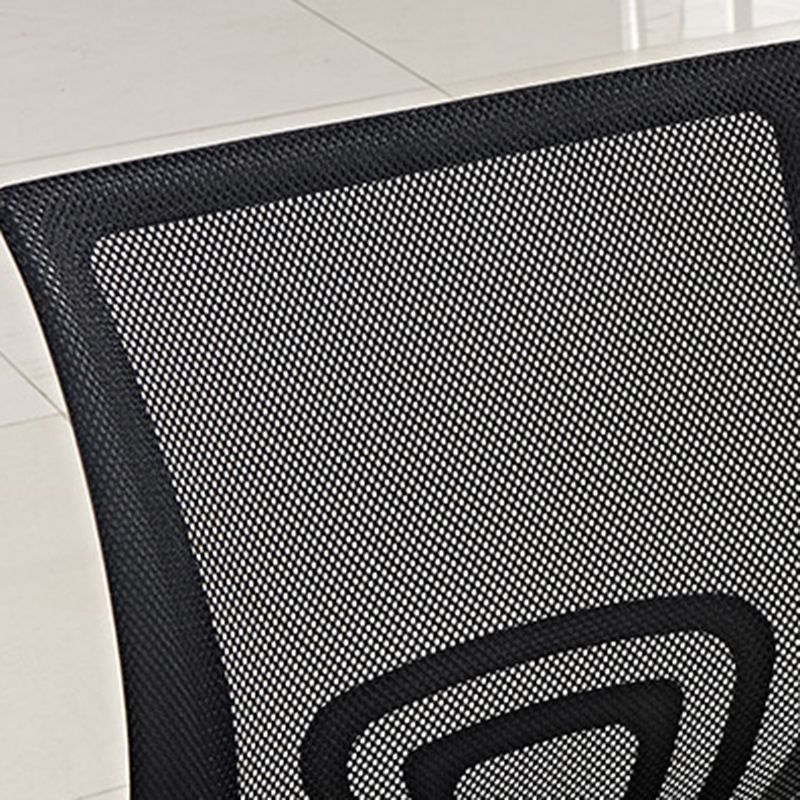 Modern Fixed Arms Office Chair Steel Height-adjustable Desk Chair