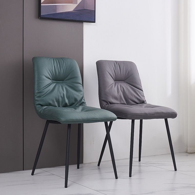 Sillas de comedor de brazo sin brazo sinux contemporáneos silla de comedor de metal para uso en el hogar