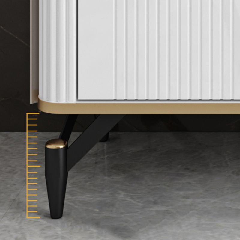 Armadio da pranzo per porte in vetro di altezza da 38 pollici per cucina