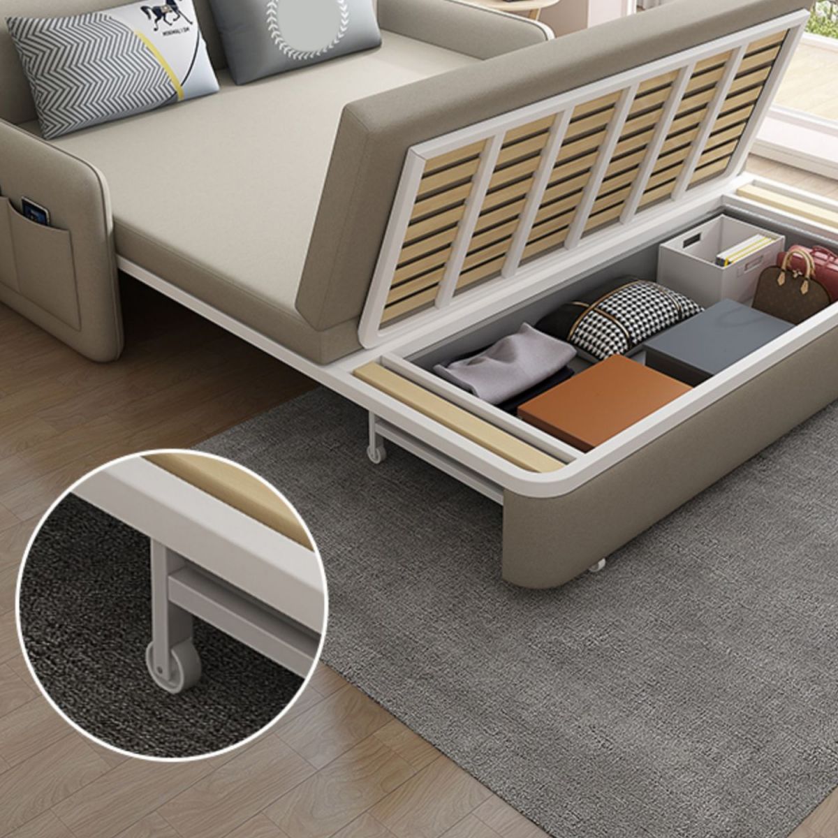 Contemporary 35.43" H Faux Leather Square Arm Sofa Bed for Apartment Clearhalo 'furn' 'furn_sofas' 'Furniture' 'Living Room Furniture' 'Sofa' 'sofas' 1200x1200_8091a793-b306-446a-8630-4f63ede87b9b