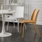 Modern Solid Back Side Chair Plastic Upholstered Armless Chair for Dining Room Clearhalo 'Dining Chairs' 'Dining Tables & Seating' 'dining_chair' 'furn' 'furn_dining_chair' 'Furniture' 'Kitchen & Dining Furniture' 1200x1200_80941e1c-4fd0-4c62-918a-d99da9b9e6d0