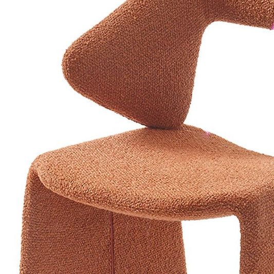 Fabric Dining Chair Designer Style Open Back Dining Arm Chair