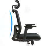 モダンなデスクチェアメッシュコンピューターチェアホイール付きハイバックチェア