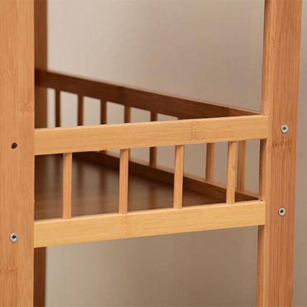 Open Storage Kitchen Trolley Home Dining Manufactured Wood Kitchen Trolley