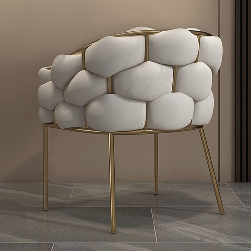 Scandinavian Style Upholstered Dining Chair Solid Back Armless Single Chair Clearhalo ' kitchen&dining_furn' 'Dining Chairs' 'Dining Tables & Seating' 'dining_chair' 'furn' 'furn_dining_chair' 'Furniture' 'furniture_dining_chair' 'Kitchen & Dining Furniture' 'kitchen' 1200x1200_809be4de-89f3-4278-a31f-b21512e5dd89