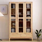 Solid Wood Scandinavian Bookcase Closed Back Bookcase with Door Clearhalo 'Bookcases' 'furn' 'furn_bookcases' 'Furniture' 'furniture_bookcases' 'Office Furniture' 1200x1200_809f7bec-46b3-46f4-9e1f-24406f4f718a