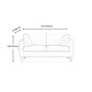 Contemporary Square Arm Couch Faux Leather Loveseat with Pillows Clearhalo 'furn' 'furn_sofas' 'Furniture' 'furniture_sofas' 'Living Room Furniture' 'Sofa' 'sofas' 1200x1200_80a31a5b-91e8-4567-bdbb-c9680ea503c9
