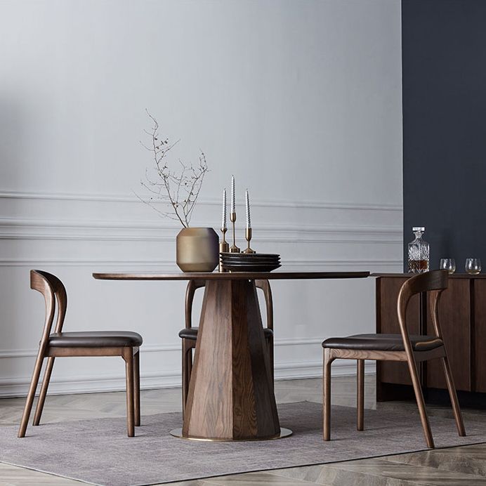 Silla de estilo moderno sillas sin brazo con patas de madera para cocina