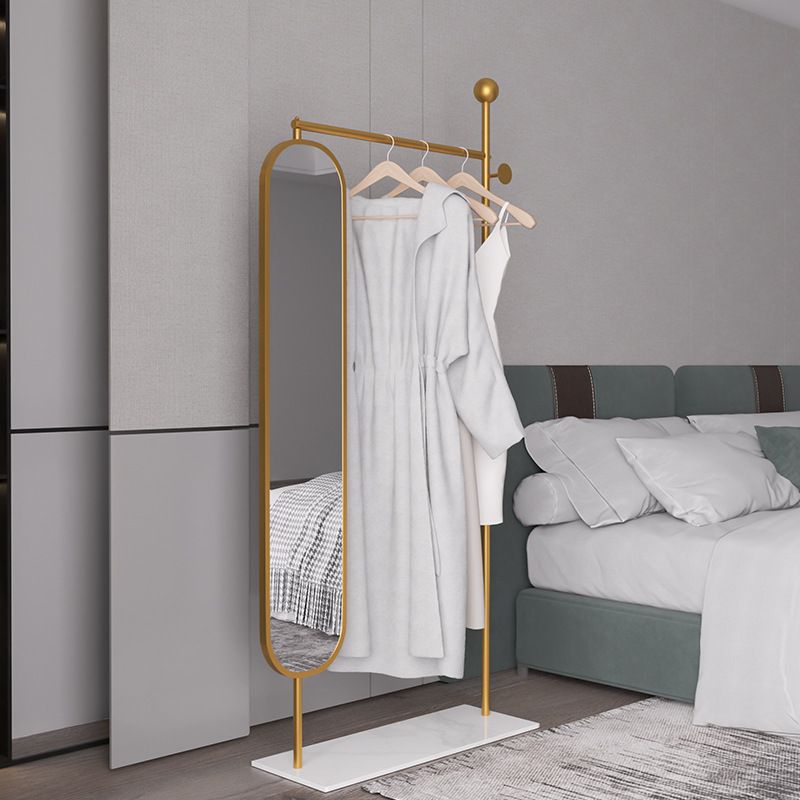 Gorgeous Coat Hanger Mirror Included Metal Coat Rack for Living Room Clearhalo 'Entry & Mudroom Furniture' 'furn' 'furn_hall_tree_coat_racks' 'Furniture' 'Hall Trees & Coat Racks' 'hall_tree_coat_racks' 1200x1200_80a6c580-eff2-46f5-8359-104ec7d43267