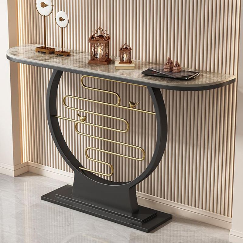 Tavolo console contemporanea a forma di luna