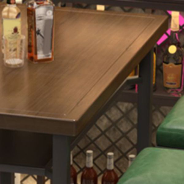 Ensemble de Table de Bar moderne 1/2/5 pièces, Table de comptoir en bois de pin avec tabourets hauts