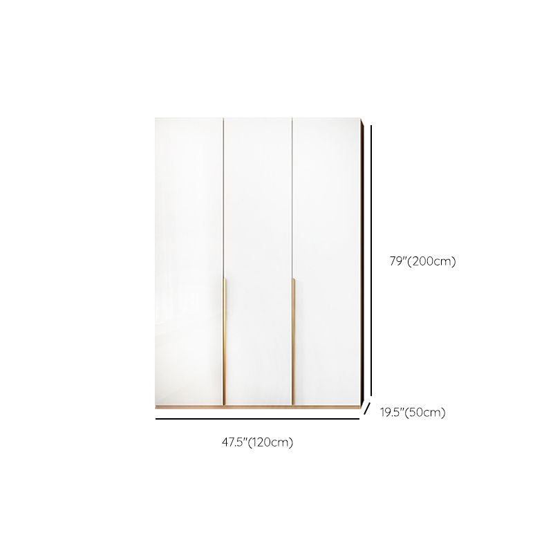 Engineered Wood Wardrobe Closet with Drawer Modern Wardrobe Cabinet Clearhalo 'Armoires & Wardrobes' 'armoires_wardrobes' 'Bedroom Furniture' 'furn' 'furn_armoires_wardrobes' 'Furniture' 1200x1200_80a98906-d036-422e-94b7-ffa4dae5f241