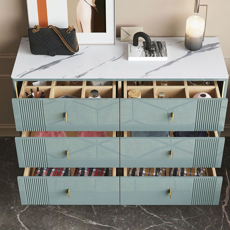 Modern Stone Top Dresser Horizontal Storage Chest with Drawer for Bedroom Clearhalo 'Bedroom Furniture' 'Dressers & Chests' 'dressers_chests' 'furn' 'furn_dressers_chests' 'Furniture' 1200x1200_80ad004d-c212-4927-a20e-9e5078748587