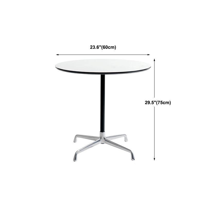 Scandinavian Coffee Table Round Wooden Cocktail Table Set for Living Room