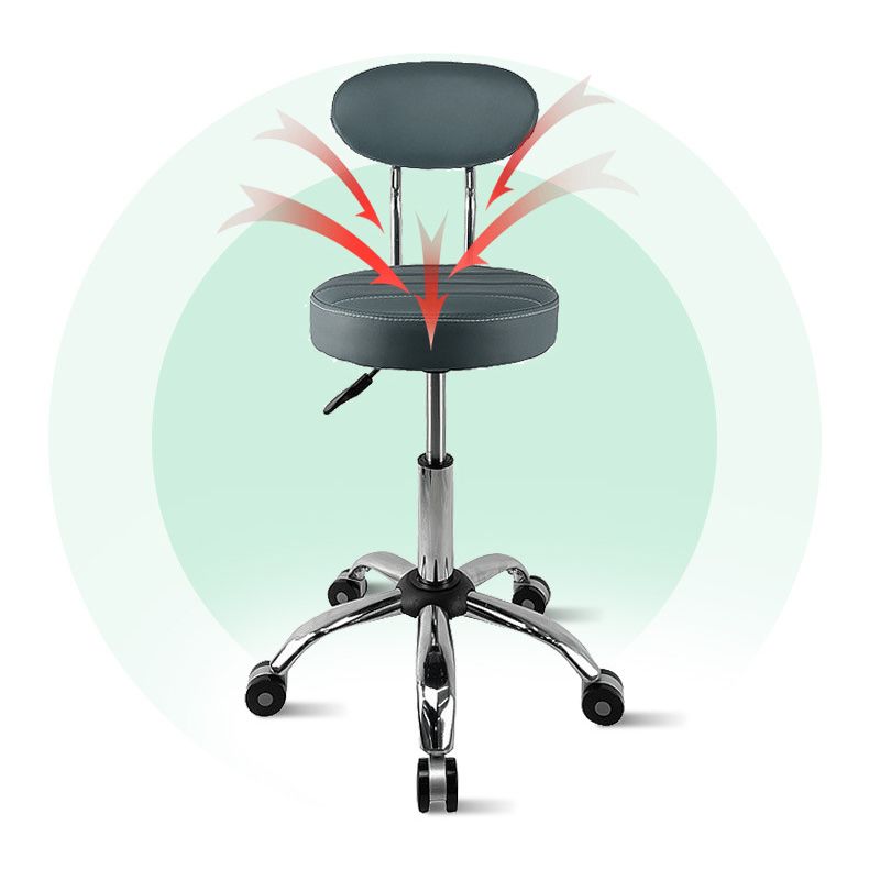 Moderno Metal Barstool de tela Taburada tapizada en el acabado mate para interiores