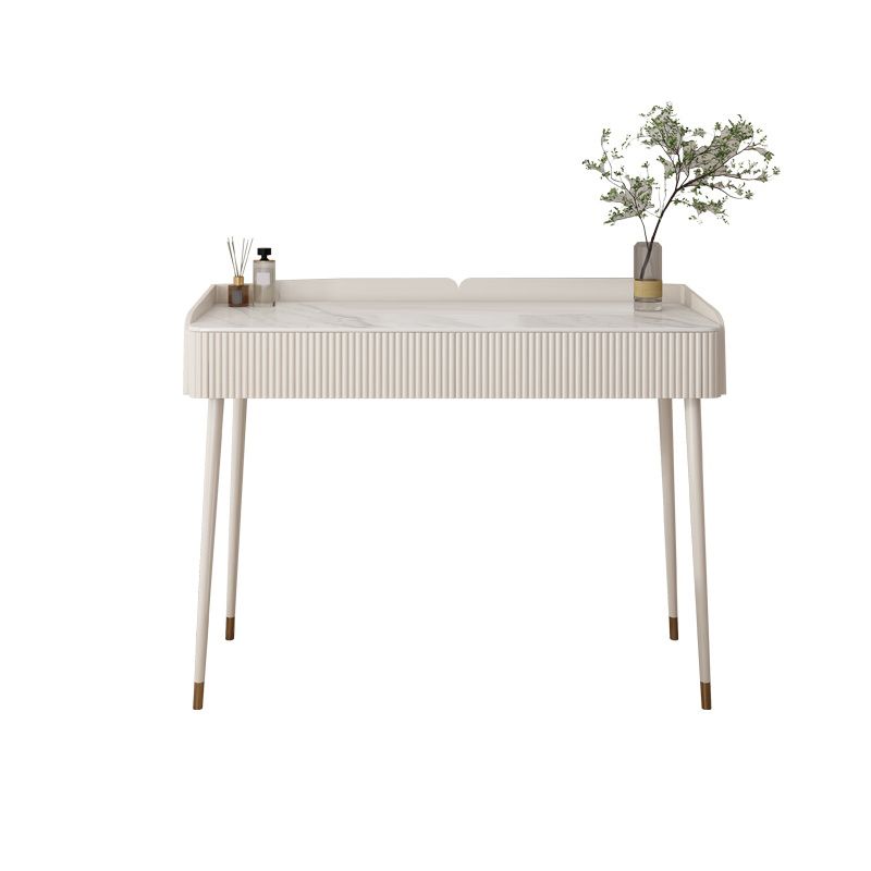 Mesa de tocador de maquillaje moderna para el dormitorio con taburetes 31.5 "altura