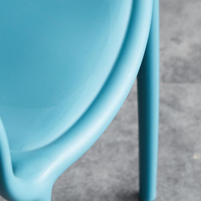 Plastic Modern Indoor-Outdoor Dining Chairs Solid Back Arm Chair Clearhalo ' kitchen&dining_furn' 'Dining Chairs' 'Dining Tables & Seating' 'dining_chair' 'Furniture' 'furniture_dining_chair' 'Kitchen & Dining Furniture' 'kitchen' 1200x1200_80affa27-4d51-40b1-98b5-5a59fd0d2017