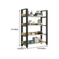 Modern Etagere Mental Bookcase Open Back Bookshelf for Balcony and Living Room Clearhalo 'Bookcases' 'furn' 'furn_bookcases' 'Furniture' 'Office Furniture' 1200x1200_80b28c6e-6884-4ab6-9489-bd04bff261ee