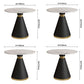 Minimalist Round Sintered Stone Dining Table White Kitchen Dining Table with Pedestal Base Clearhalo ' dining_table' 'Dining Tables & Seating' 'Dining Tables' 'furn' 'furn_dining_table' 'Furniture' 'furniture_dining_table' 'Kitchen & Dining Furniture' 'kitchen&dining_furn' 'kitchen' 'kitchen_dining_table' 1200x1200_80b3a0a5-2c09-44c1-9f6b-68f44702794c