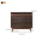 Wooden Home Sideboard Modern Minimalist Rectangular Side Board with Door