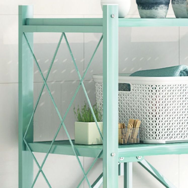 Libreria moderna in metallo, libreria geometrica aperta per qualsiasi stanza