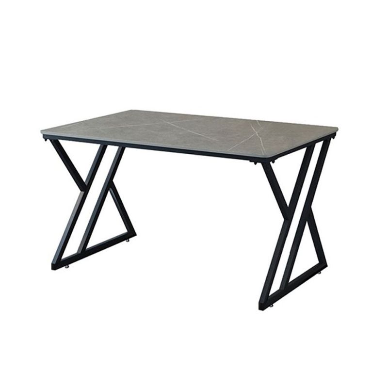 Scrivania per computer industriale camera da letto in pietra scrivania con gambe