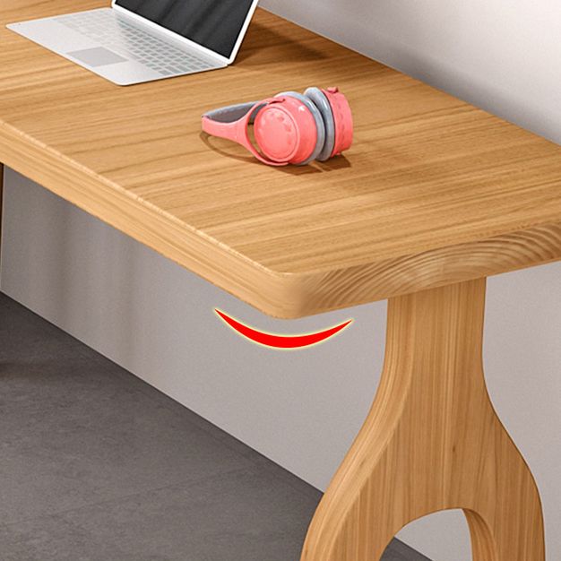 L-Shape Home Writing Desk Modern Style Pine Solid Wood Office Desk Clearhalo 'furn' 'furn_office_desk' 'Furniture' 'furniture_office_desk' 'Office Desks' 'Office Furniture' 'office_desk' 1200x1200_80beb42c-8ff3-4bb4-b7cd-2810dc1010ea