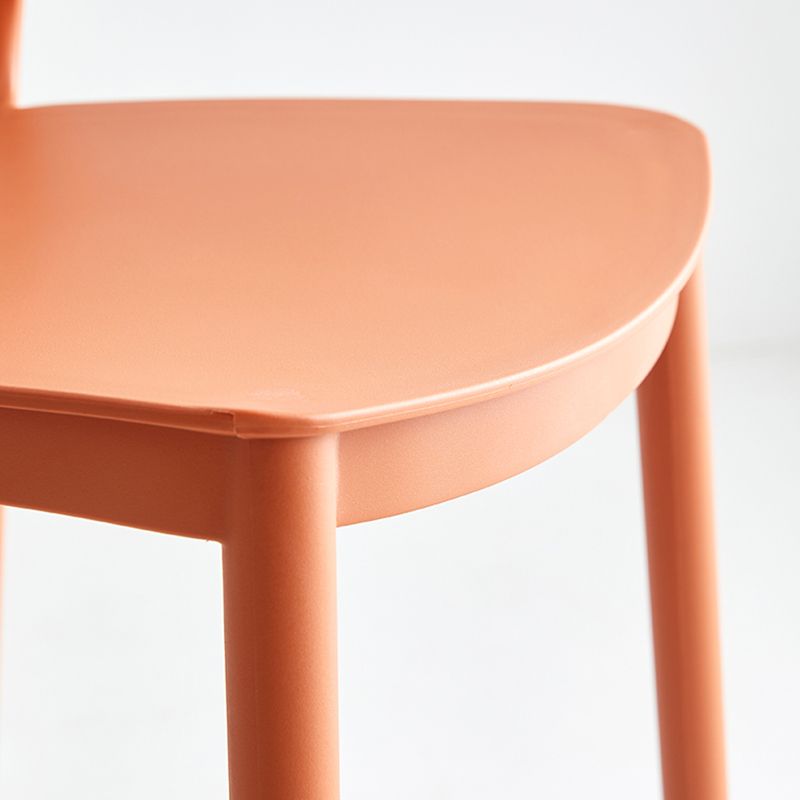 Nordic Style Plastic Seats Barstool 4 Legs Backrest Colorful Bar Stool (set of 2) Clearhalo 'Bar Furniture' 'Bar Stools' 'bar_stools' 'furn' 'furn_bar_stools' 'furniture_bar_stools' 'Kitchen & Dining Furniture' 'kitchen&dining_furn' 'kitchen' 'kitchen_furn' Furniture' 1200x1200_80bef12c-9687-4cb8-8c77-2ae8d293145e