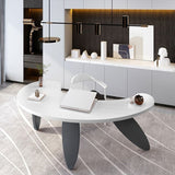 Unconventional Shape Office Desk Solid Wood Modern Writing Desk in Matte Finish Clearhalo 'furn' 'furn_office_desk' 'Furniture' 'Office Desks' 'Office Furniture' 'office_desk' 1200x1200_80c050f8-0c09-4b1e-871a-ac1cffee285a