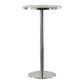 Metal Industrial Round Dining Table Steel Top Table with Pedestal Base Clearhalo 'Dining Tables & Seating' 'Dining Tables' 'dining_table' 'furn' 'furn_dining_table' 'Furniture' 'furniture_dining_table' 'Kitchen & Dining Furniture' 1200x1200_80c1ab2f-7d06-4a9a-84f7-8c7ecbd74ebb
