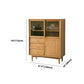 Sliding Door Sideboard Contemporary Side Board for Dining Room Clearhalo 'buffet_sideboard' 'Buffets & Sideboards' 'furn' 'furn_buffet_sideboard' 'Furniture' 'Kitchen & Dining Furniture' 1200x1200_80c33365-978d-4959-afe1-1e7e28d80417