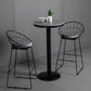 Taburete de bar moderno sin brazos con respaldo, taburete de hierro con cojín de terciopelo para Bar