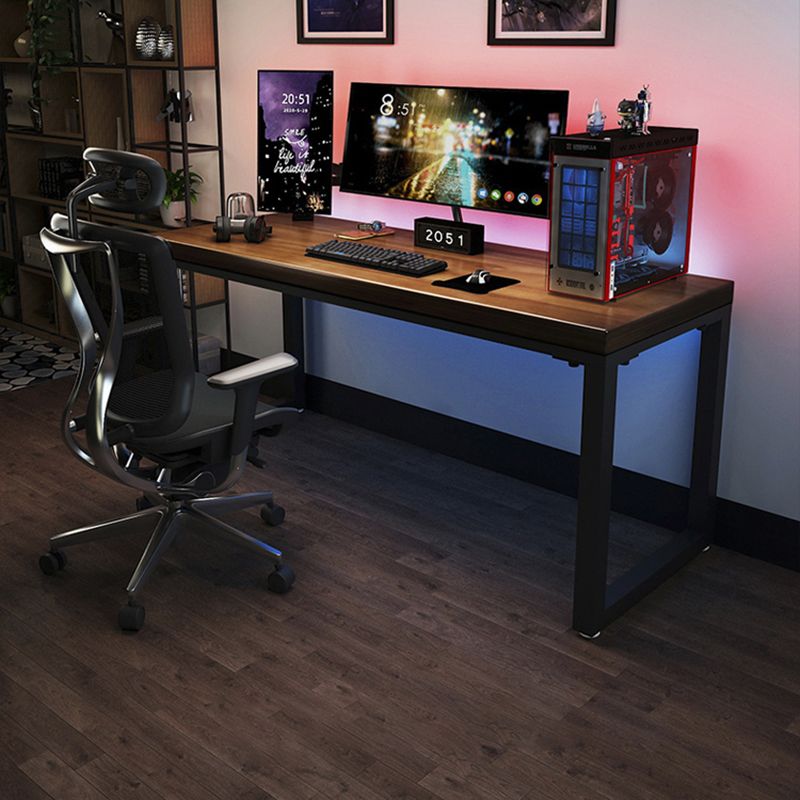 Escritorio de escritura de madera moderna escritorio rectangular de la oficina para el hogar y la oficina