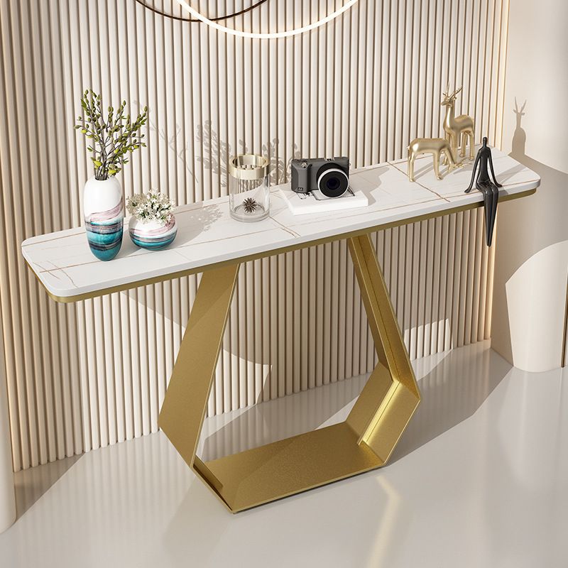 Tavolo di divano console con console antichi console console glam rettangolare