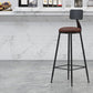 Industrial Coffee Shop Footrest Stool Matte Finish Iron Bar Stool Clearhalo 'Bar Furniture' 'Bar Stools' 'bar_stools' 'furn' 'furn_bar_stools' 'Furniture' 'furniture_bar_stools' 'Kitchen & Dining Furniture' 1200x1200_80c901cf-5d1f-40bd-8a2f-9a1e00da1235